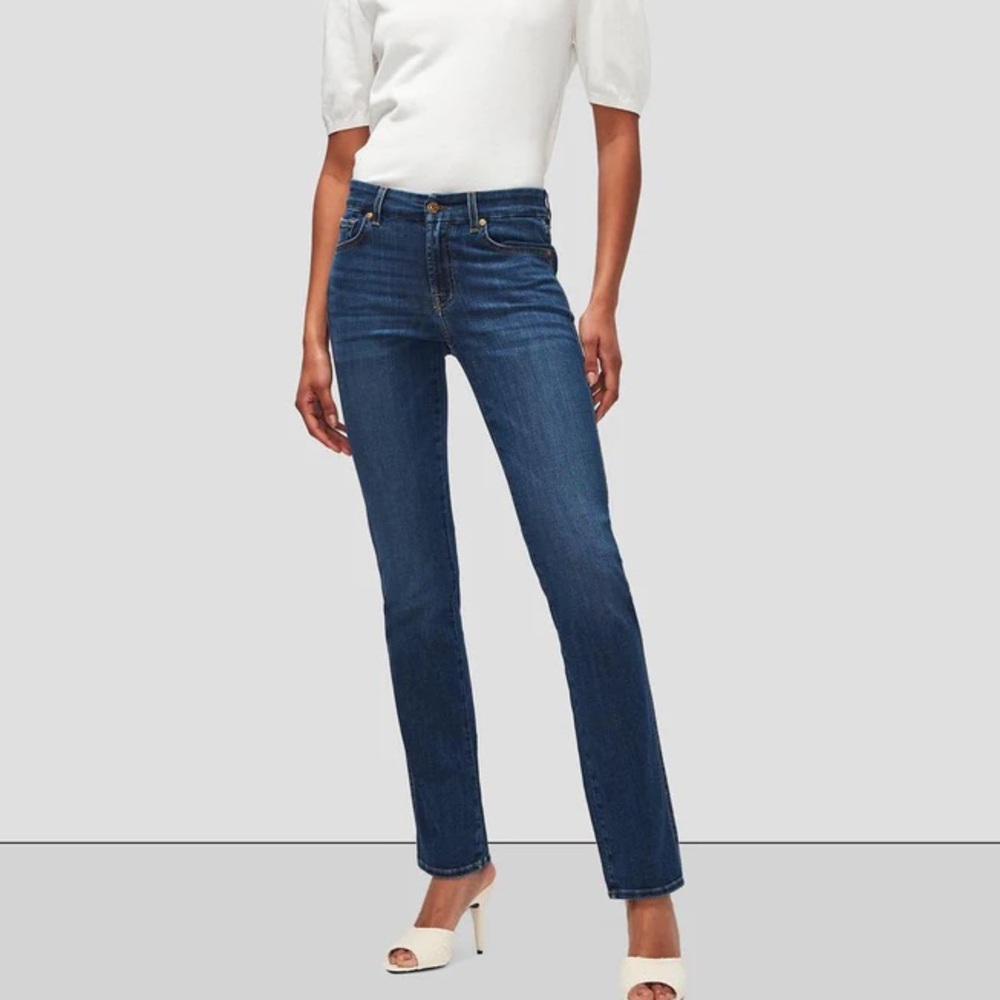 7 for all mankind Jimmie straight leg denim jeans size 28